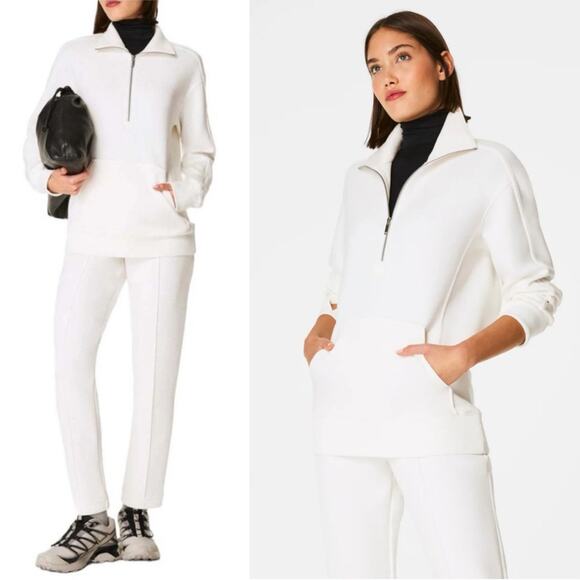 NWT SPANX AirEssentials Luxe Half Zip Tunic - Picture 1 of 8